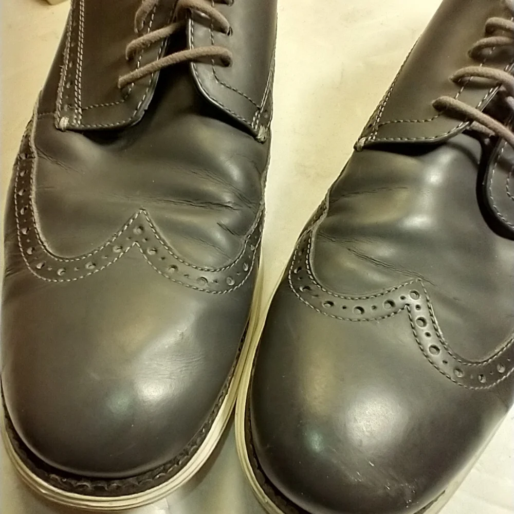 Cole Haan OriginalGrand Gray Shortwing Oxford Shoes Men's